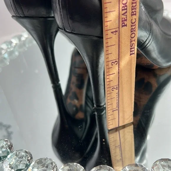 DOLCE & Gabbana black Stretch leather jersey ankle boots size 41 - Picture 12 of 17